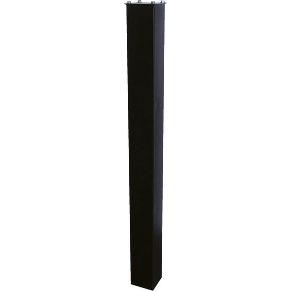 Mail Boss 7121, Black in- In-Ground Mounting Post, 43 x 4 x 4 inches, for Use with Mailbox, — Home & Garage Storage, Stackable Design