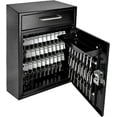 thumbnail image 1 of Mail Boss Heavy Duty Grade Steel High Security Adjustable Key Cabinet, Black, 1 of 12