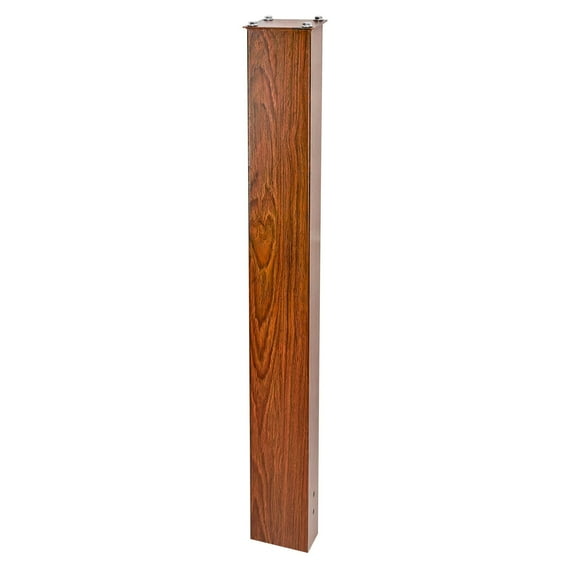 Mail Boss In Ground Steel Mounting Mailbox Post, Wood Grain