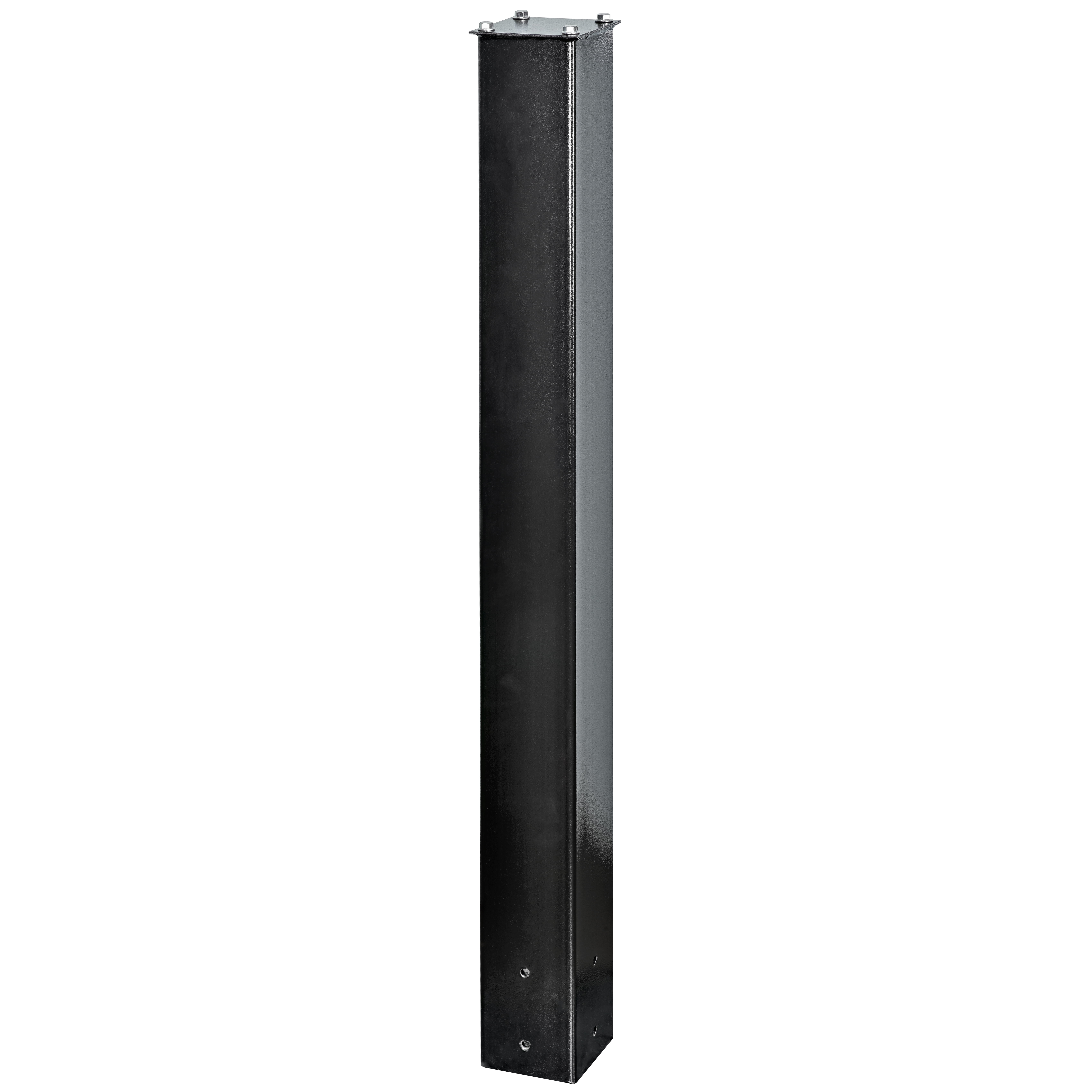 Mail Boss Black Powder Coated In-Ground Mailbox Post