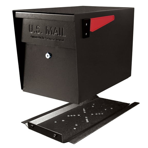 Mail Boss Locking Security Mailbox, Black