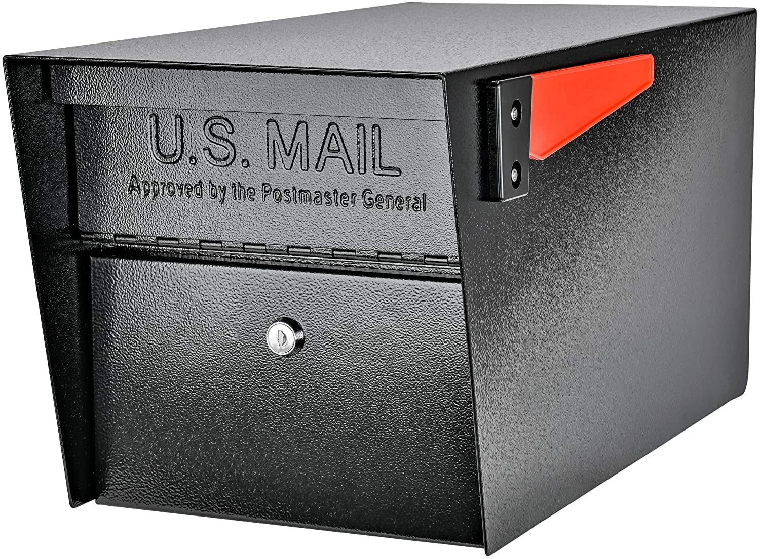 EPOCH DESIGN Mail Boss Mail Manager Locking Security Post Mount Mailbox Steel, Rust Resistant