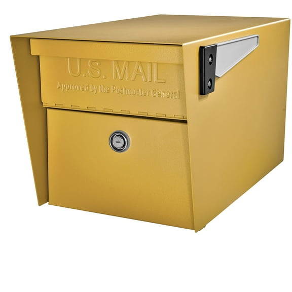 Mail Boss Mail Manager Locking Security Mailbox, Marigold