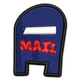 thumbnail image 1 of Mail Box Doodle Applique Multi-Color Embroidered Hook & Loop Patch - 3 Inch Medium, 1 of 5