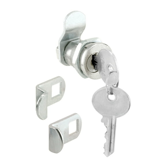 Mail Box Lock, 3 Cam, 5-Pin, Plated steel