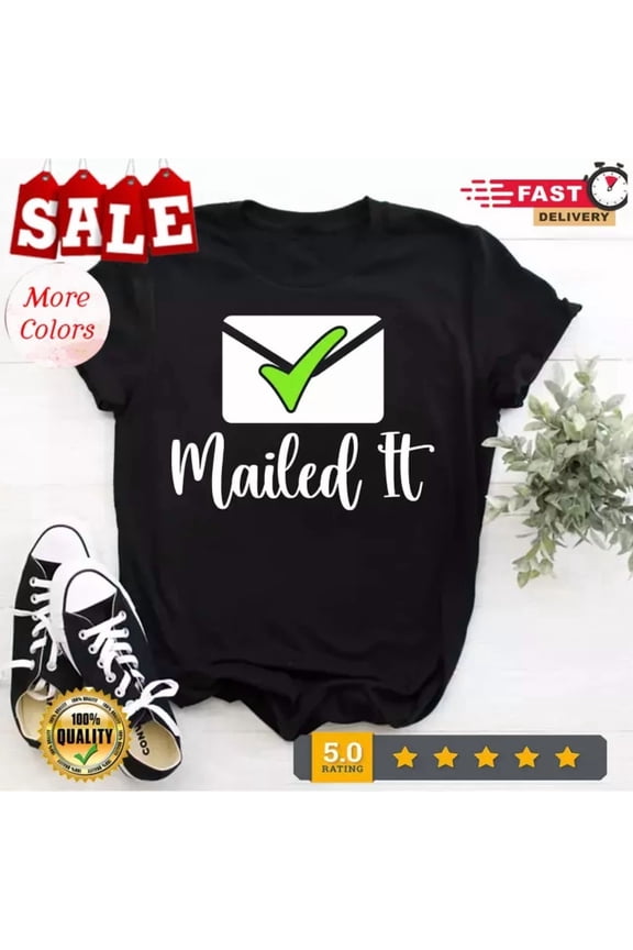 Mail Carrier Mailed It Postal Worker Mailman Postman T-Shirt Postman Tee