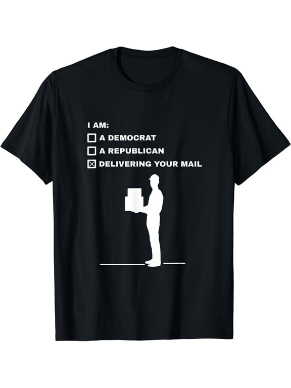 Mail Carrier Postal Office Mailman - Delivering Your Mail T-Shirt Black 2X-Large