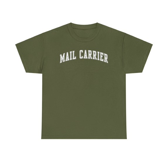Mail Carrier Shirt Gifts Tshirt Crew Neck Short Sleeve