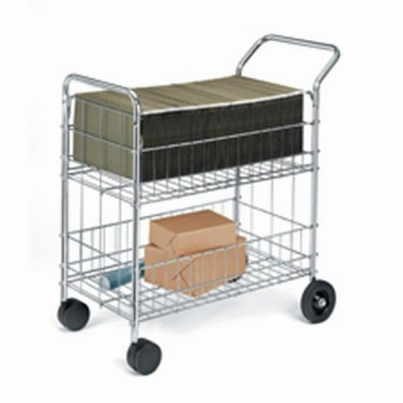 Mail Cart- Holds 150 Ltr-Lgl Fldrs- 22-.25in.x38-.50in.x39-.25in.- CE