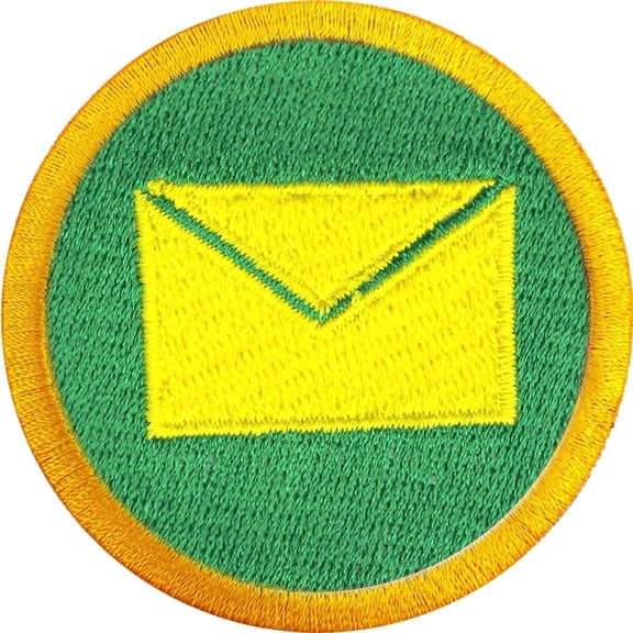 Mail Delivery Wilderness Scout Merit Badge Iron on Patch