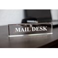thumbnail image 1 of Mail Desk 2" x 8" Clear Acrylic - Office Desk Accessories D?cor, 1 of 1