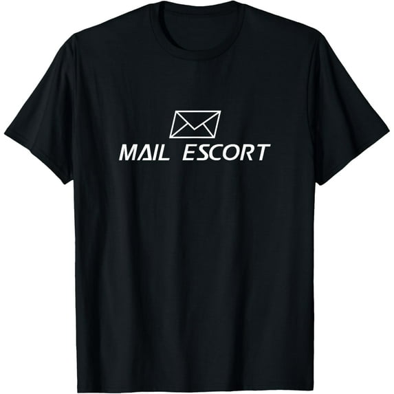 Mail Escort - Mailman Gift Postman Postal Worker Gift T-Shirt100% cotton short-sleeved shirt for both men and women