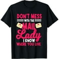 thumbnail image 1 of Mail Lady Gift Funny Rural Carrier Postal Worker Post Office T-Shirt, 1 of 4