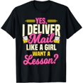 thumbnail image 1 of Mail Lady Gift Funny Rural Carrier Postal Worker Post Office T-Shirt, 1 of 4