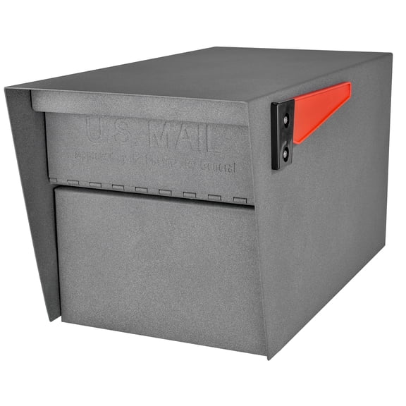 Mail Manager Street Safe Locking Security Mailbox (Rear Access), Granite