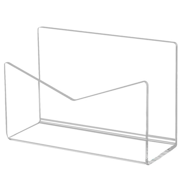 Mail Organizer Acrylic Desk Letter Holder Clear Mail Letter Organizer
