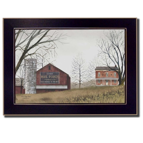 TrendyDecor4U Mail Pouch Barn By Billy Jacobs Printed Wall Art BJ118G-712