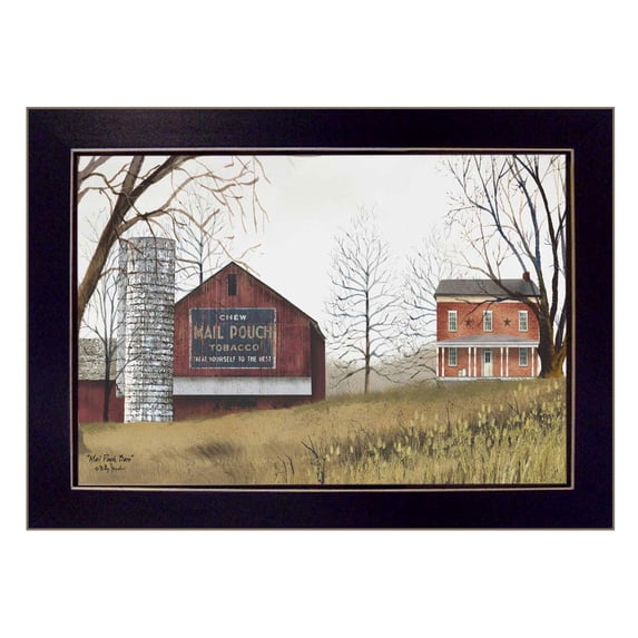TrendyDecor4U Mail Pouch Barn By Billy Jacobs Printed Wall Art BJ118C-712
