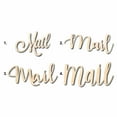 thumbnail image 1 of Mail Sign Unfinished Wood Cutout Home Decor DIY Option 4- 10" Wide / 1/8", 1 of 3