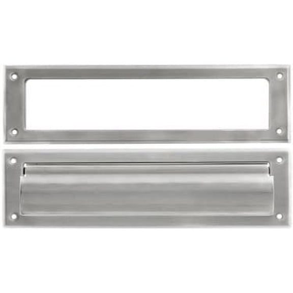 Mail Slot with Rear Access Finish: Brushed Nickel$$Tools & Hardware Other