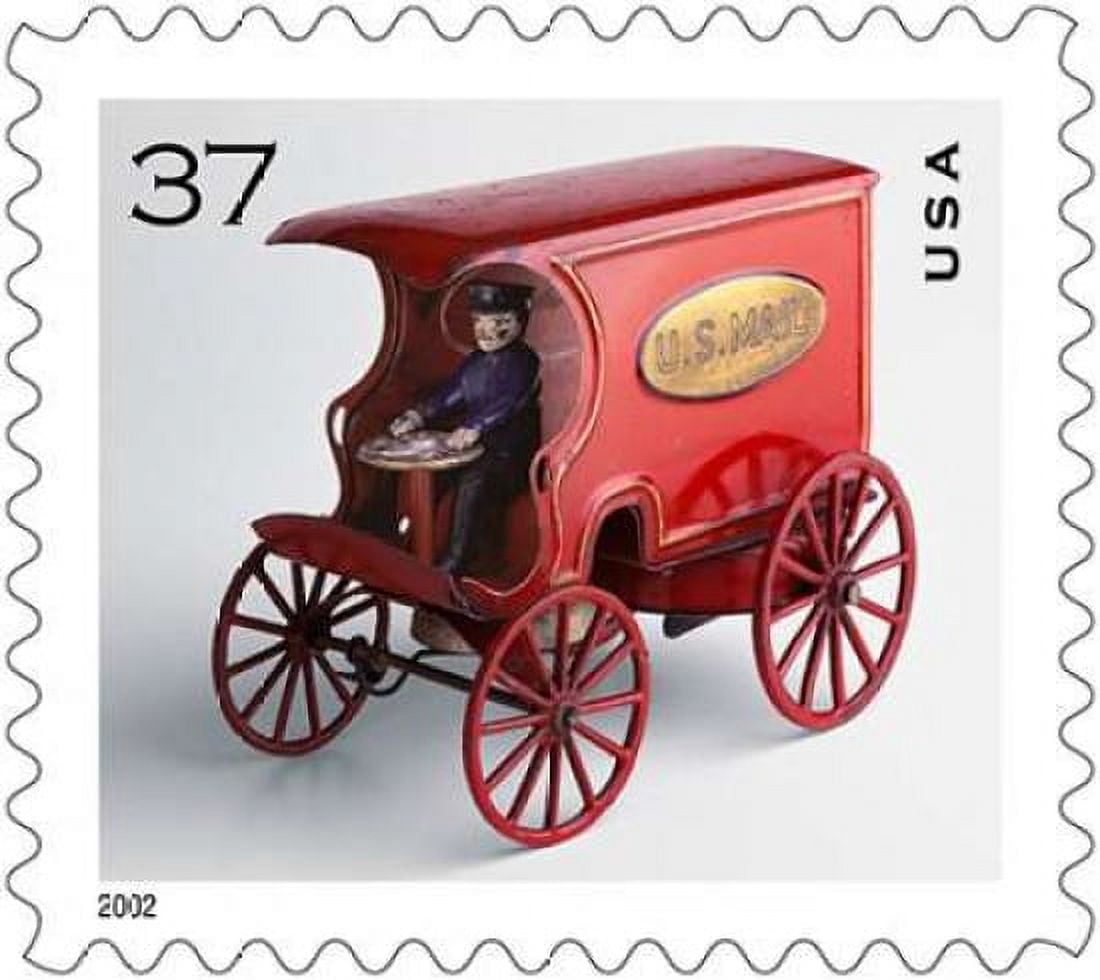 Mail Truck Antique Toy Canvas Art - US POSTAL SERVICE (24 x 24)