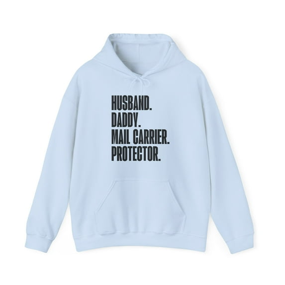 Mail carrier Dad Fathers Day Hoodie Gifts Hooded Sweatshirt Pullover