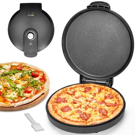 Mailand 12 Inch Pizza Maker with Temperature Control, Graphite