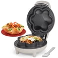thumbnail image 1 of Mailand 8 Inch Tortilla Bowl Maker, Waffle Bowl Maker, Taco Salad Bowl Maker, Quesadilla Maker, Taco Party Supplies, Taco Tuesday, White, 1 of 7
