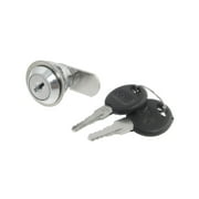 Uxcell Mailbox 0.7" Male Thread Quarter Turn Security Cam Lock w 2 Keys