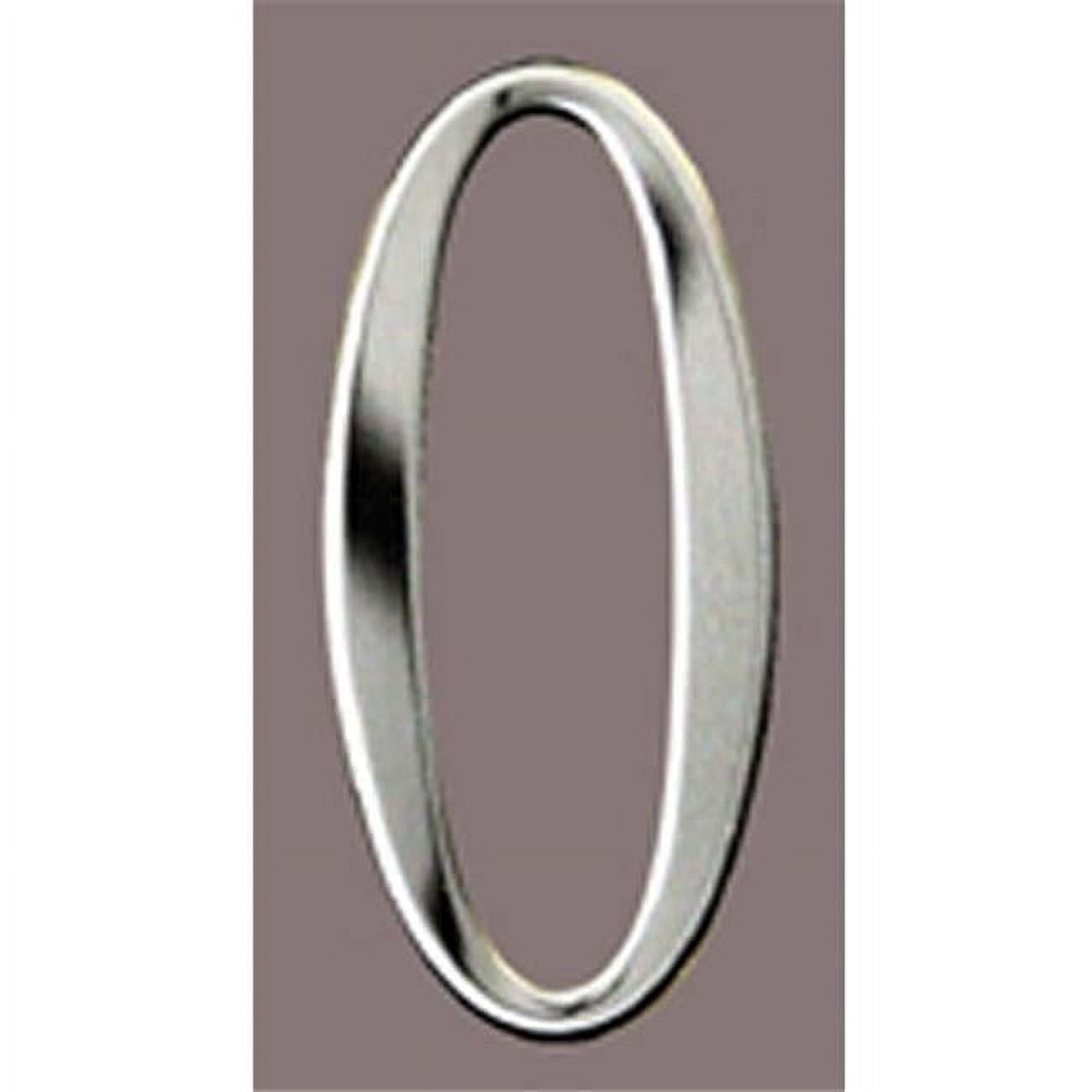 Mailbox Accessories  Stnls Steel Address Numbers Size - 2  Number - 0-Stainless Steel