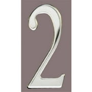 Mailbox Accessories  Stnls Steel Address Numbers Size - 2  Number - 2-Stainless Steel