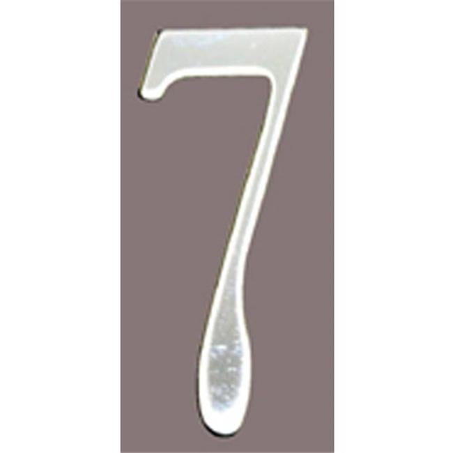 Mailbox Accessories  Stnls Steel Address Numbers Size - 2  Number - 7-Stainless Steel