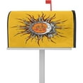 thumbnail image 1 of Mailbox Cover Magnetic Mailbox Wraps, Tribal Style Sun Moon Face Mailbox Covers Large Size 21x25.5 Inch Mail Wrap Post Letter Box Decoration for Outdoor Gardern Yard, 1 of 6