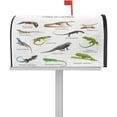 thumbnail image 1 of Mailbox Cover Magnetic Mailbox Wraps, Types of Lizards Mailbox Covers Standard Size 18x21 Inch Mail Wrap Post Letter Box Decoration for Outdoor Gardern Yard, 1 of 6