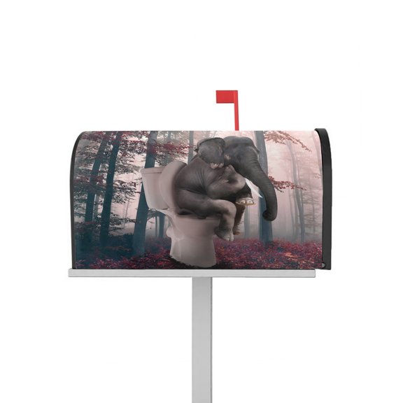 Mailbox Cover Magnetic Post Box Cover Waterproof Durable Mailbox Wraps for Farmhouse Outdoor Garden Home Decor Standard Size 25 X 21in