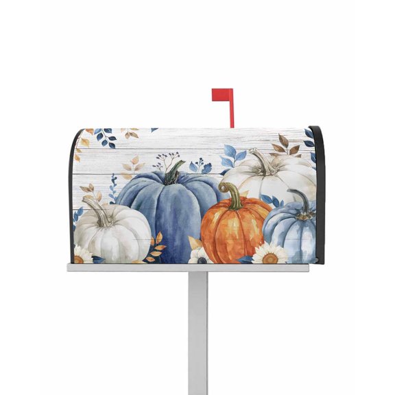 Mailbox Cover Magnetic Post Box Cover Waterproof Durable Mailbox Wraps for Farmhouse Outdoor Garden Home Decor Standard Size 25 X 21in