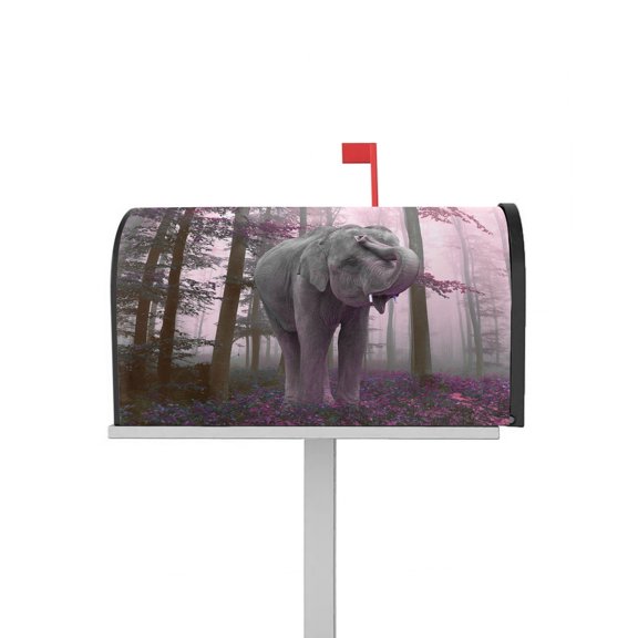 Mailbox Cover Magnetic Post Box Cover Waterproof Durable Mailbox Wraps for Farmhouse Outdoor Garden Home Decor Standard Size 25 X 21in