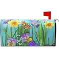 thumbnail image 1 of Mailbox Cover Magnetic Spring Flower Dragonfly Mail Wraps Cover Magnetic 18 x 21 Inch, 1 of 1