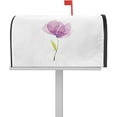 thumbnail image 1 of Mailbox Cover, Spring Purple Abstract Flower Bloom Mailbox Wrap Magnetic Mailbox Covers for Garden Yard Outdoor Decoration,Farmhouse Home Mailbox Post Box Cover Wraps Large Size 21"x25.5", 1 of 6