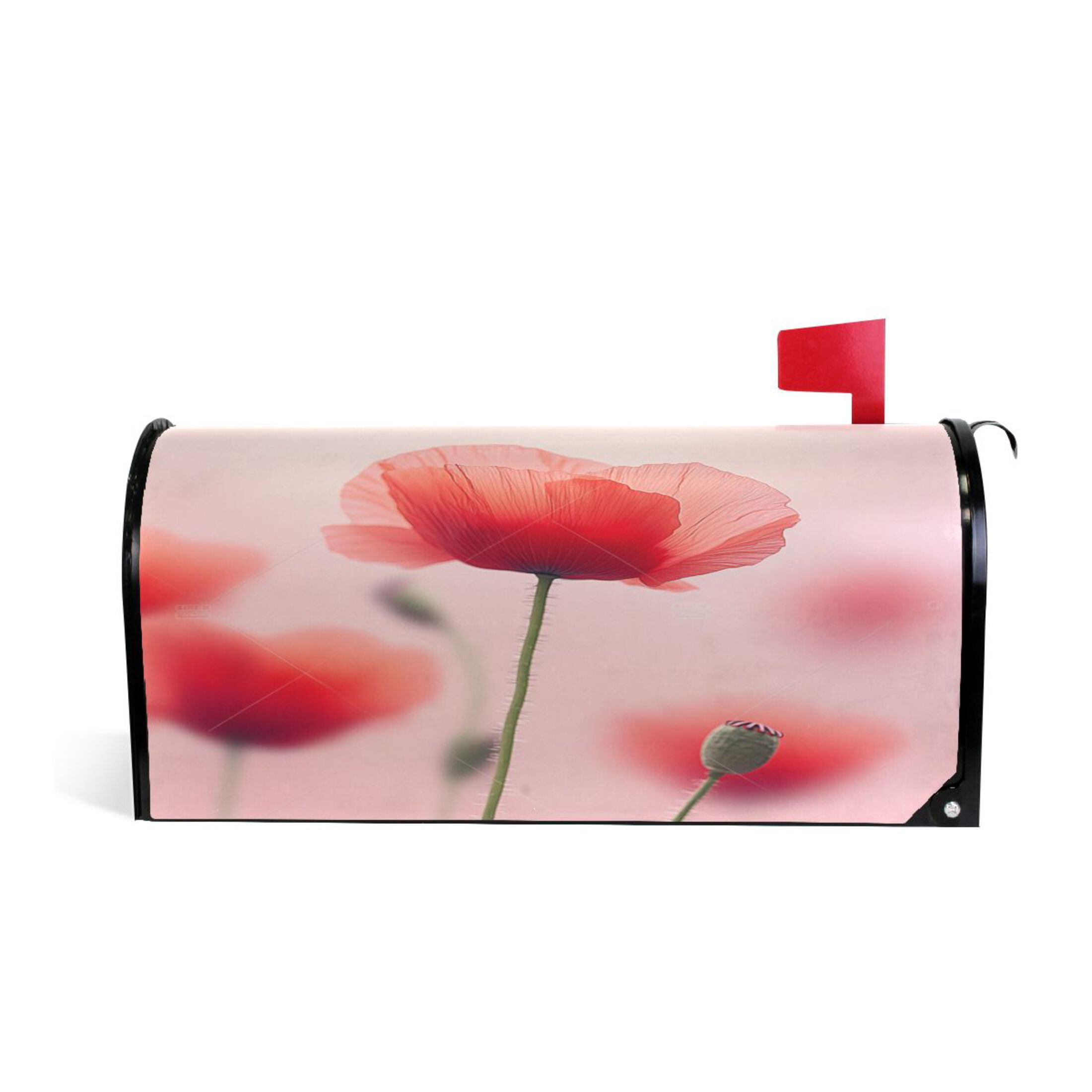 Mailbox Post Wraps Mailbox Covers Magnetic Large Size 25.4x20.78 in Mailbox Wraps Post for ...