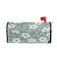 thumbnail image 1 of Mailbox Covers Magnetic Large Size 25.4x20.78 in Mailbox Wraps Post for Garden Yard Decor White Flowers, 1 of 9