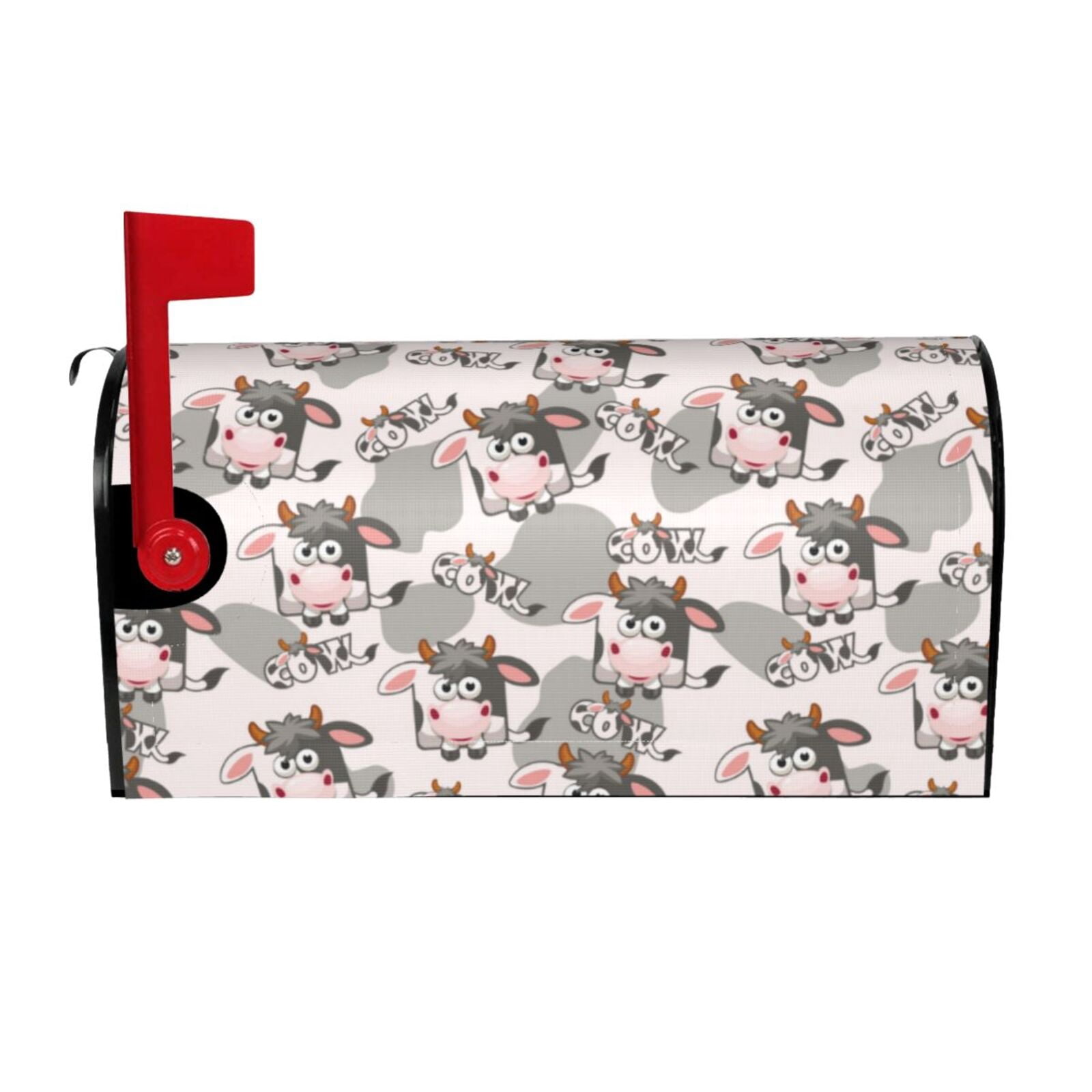 Funny Pig Sunflower Mailbox Cover - Magnetic Wrap Decor, 21x18 Inch For Standard Mailboxes