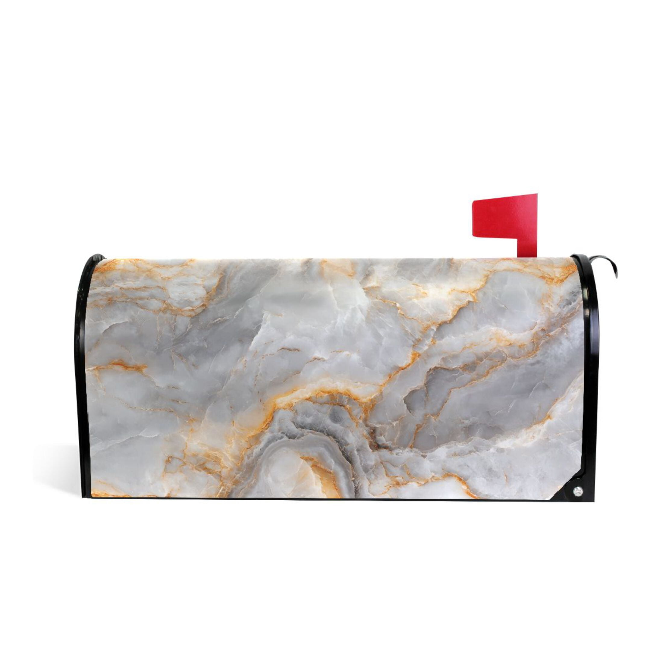 Mailbox Post Wraps Mailbox Covers Magnetic Standard Size Post Box Cover Wrap Outside ...