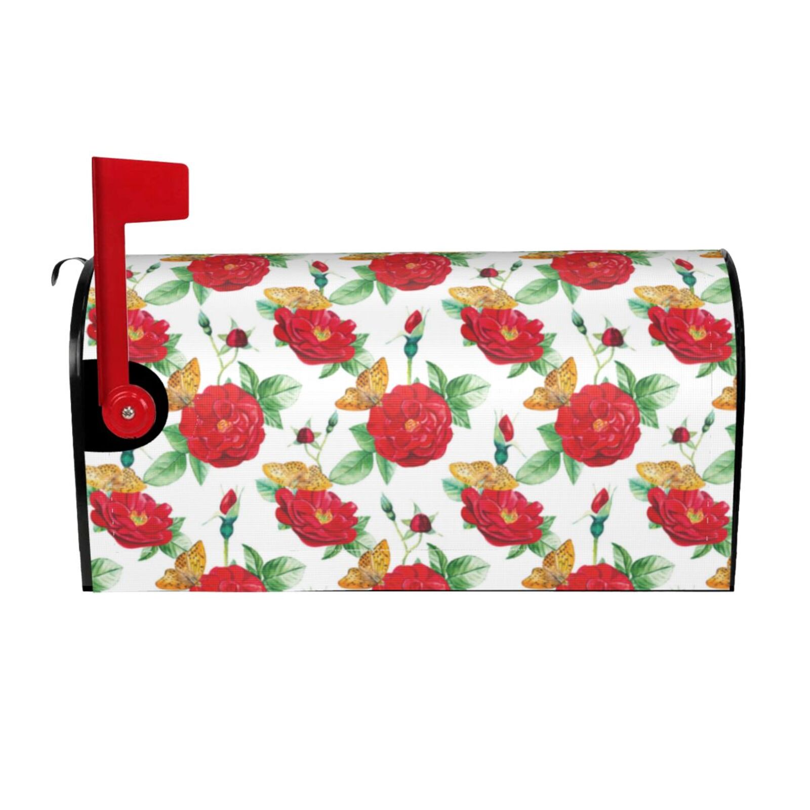 Senya Spring Mailbox Cover – Flower Garden Oxford Cloth With Magnetic Strips, 20.7"x18"