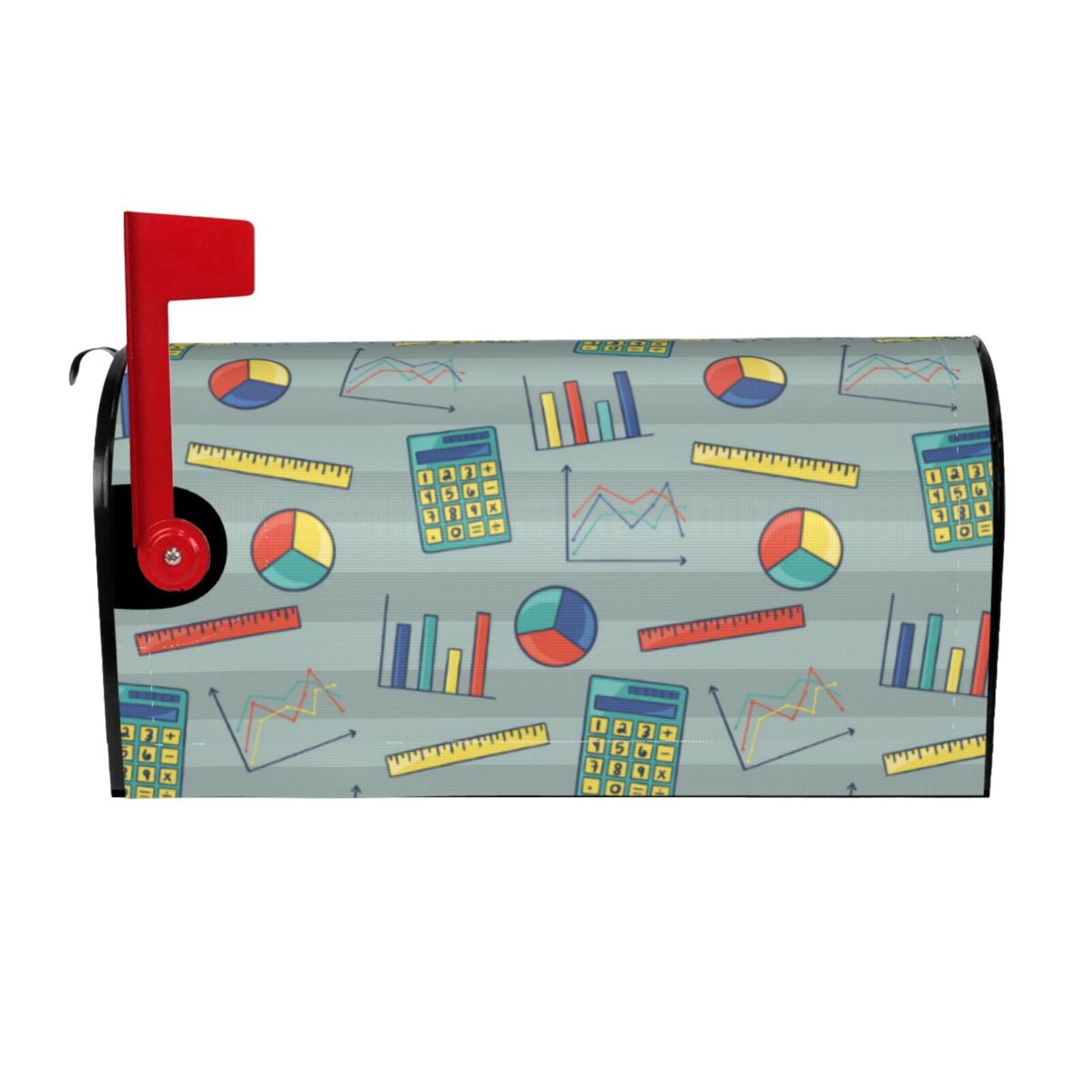 Mailbox Covers, Math Print ruler calculator Welcome Cute Mailbox Cover ...