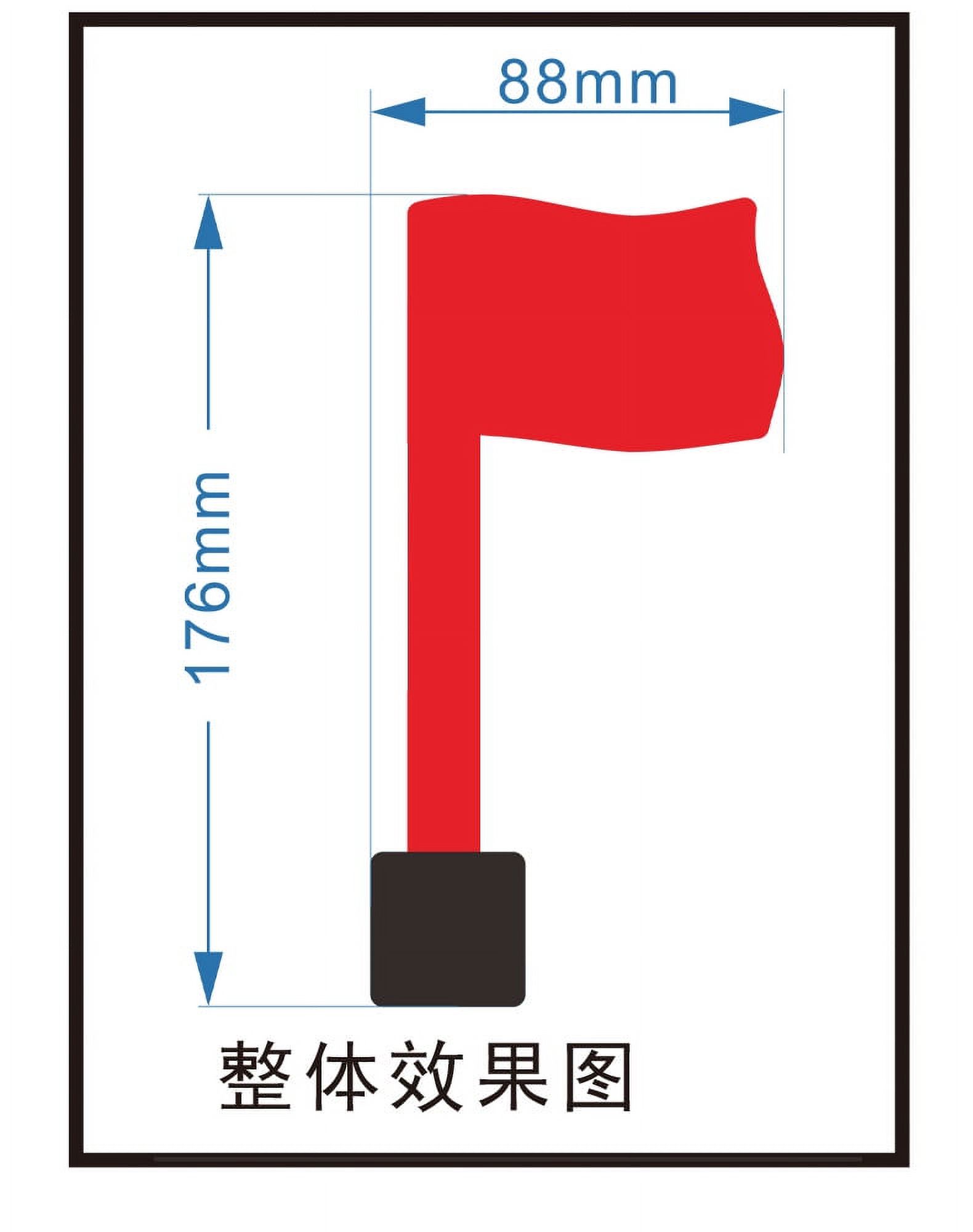 Mailbox Flag Universal Adhesive Mailbox Flag Red Sticky Mailbox Flag