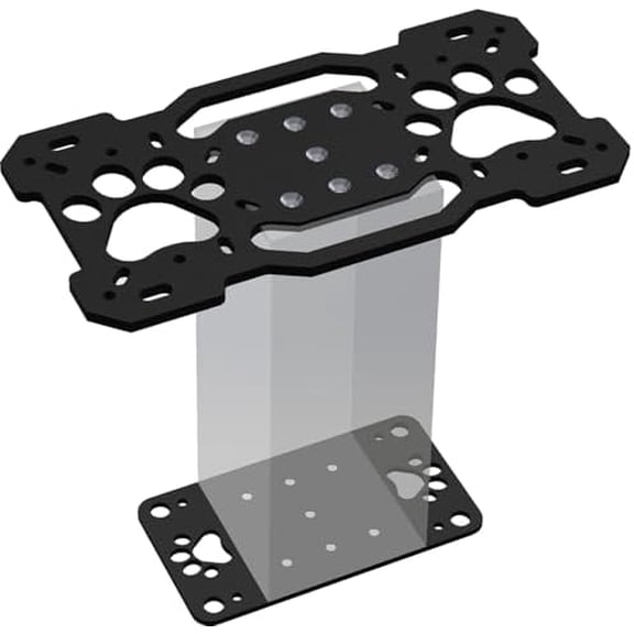 Mailbox Mounting Plate 4X4 Post Mailbox Mounting Bracket Mailbox Mounting Kit Post Mailbox Mounting Kit High Load Capacity in-Floor Mailbox Metal Plate$$Tools & Hardware Other