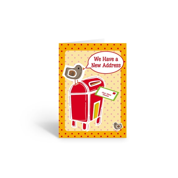 Mailbox New Address Note Card - 10 Boxed Cards & Envelopes - B14187