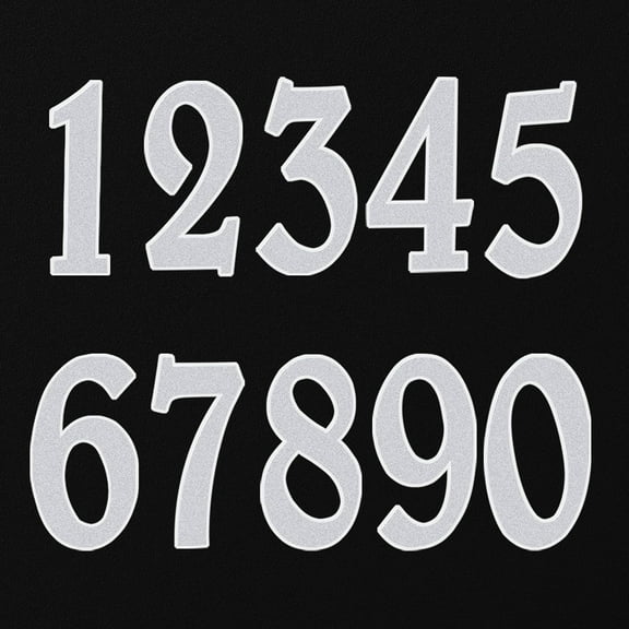 Mailbox Numbers Sticker Reflective Waterproof Self Adhesive Decal for Signs Door Outside Home Number, 3 inch (4 Set)