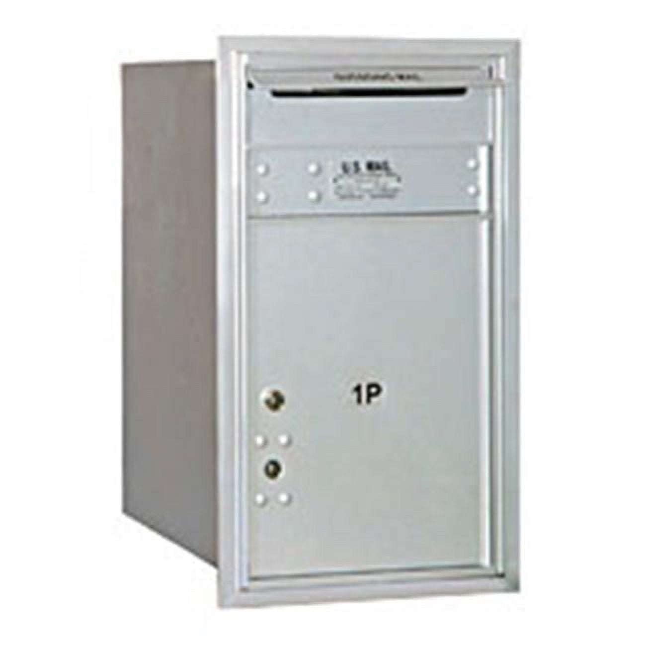 Mailbox Parcel Single Column in Aluminum - Rear Loading Private Access ...